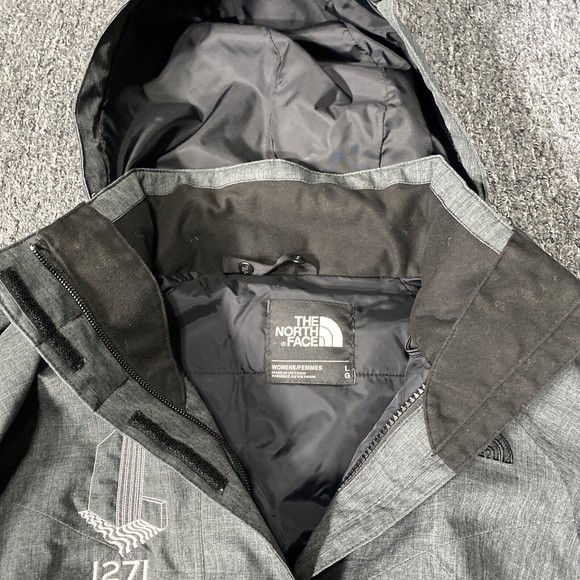 (Company logo) North Face Womens HyVent Shell (NO LINER) Jacket Coat L - Picture 12 of 15